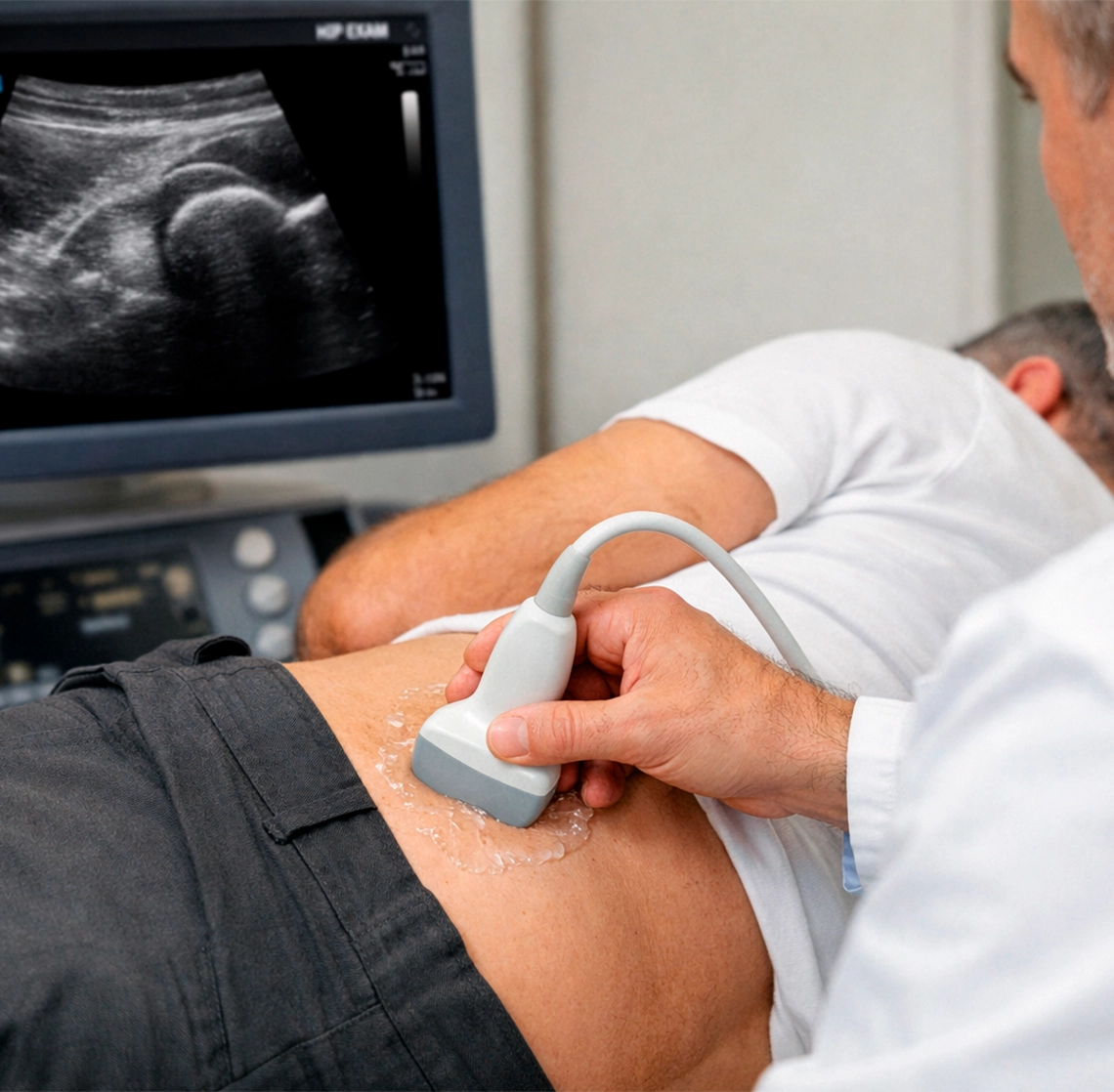 ultrasonido de cadera