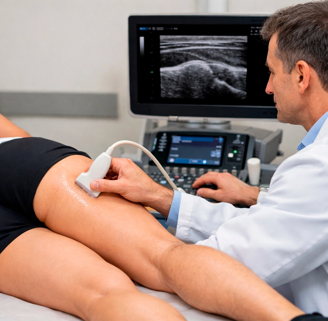 ultrasonido de glúteo