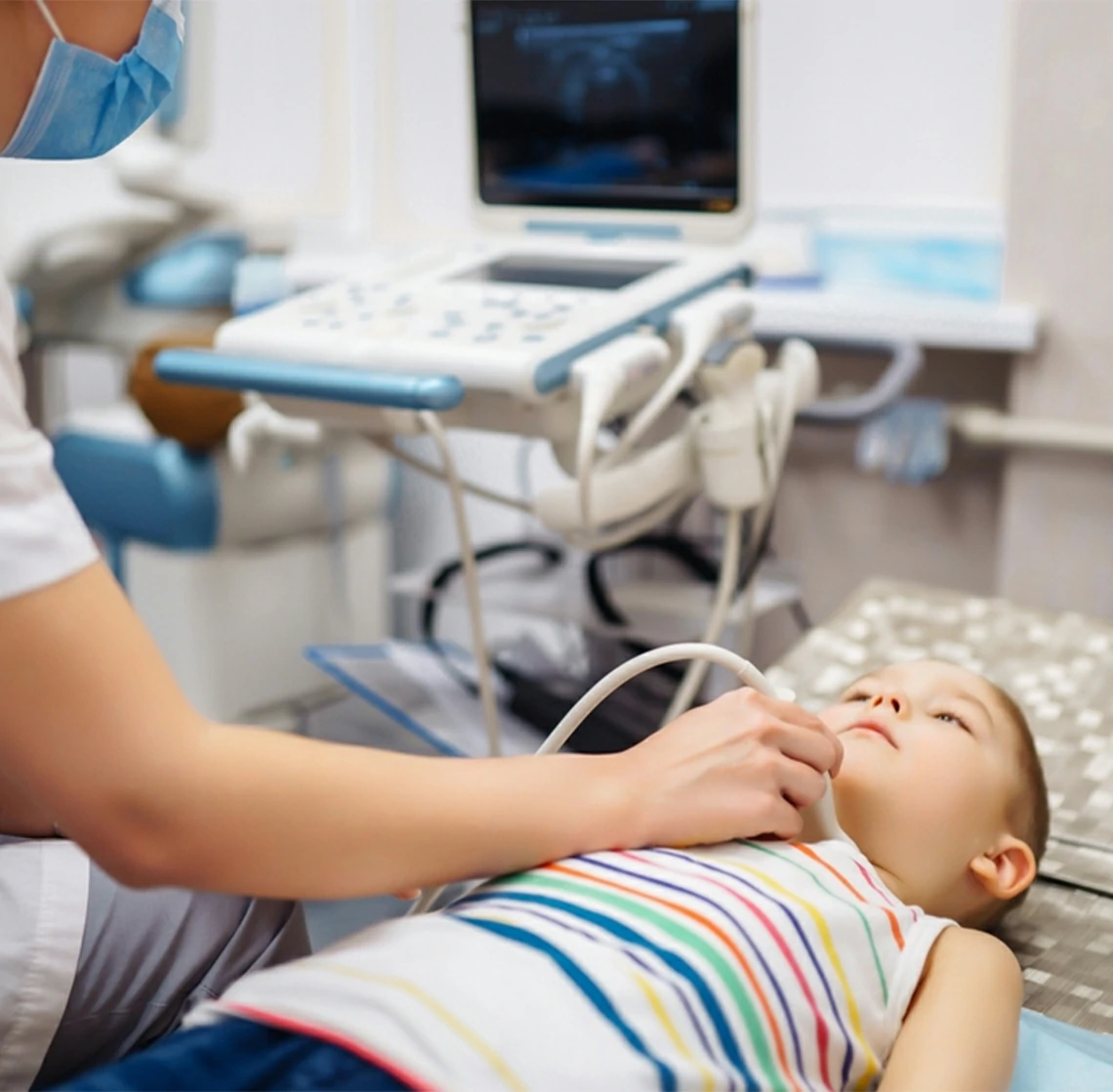 ultrasonido de cuello pediatrico