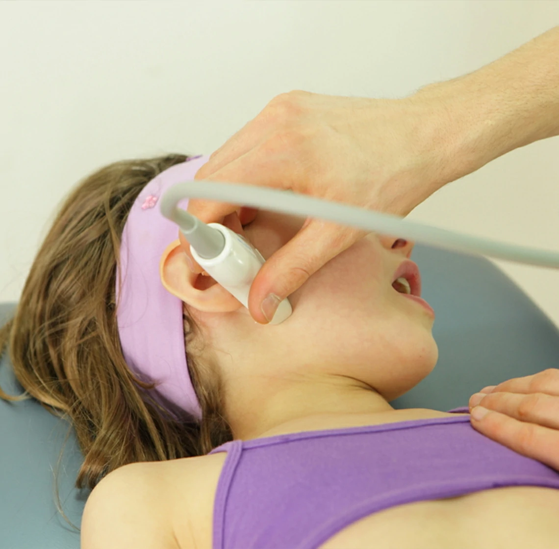 Ultrasonido de glandulas salivales pediatrico