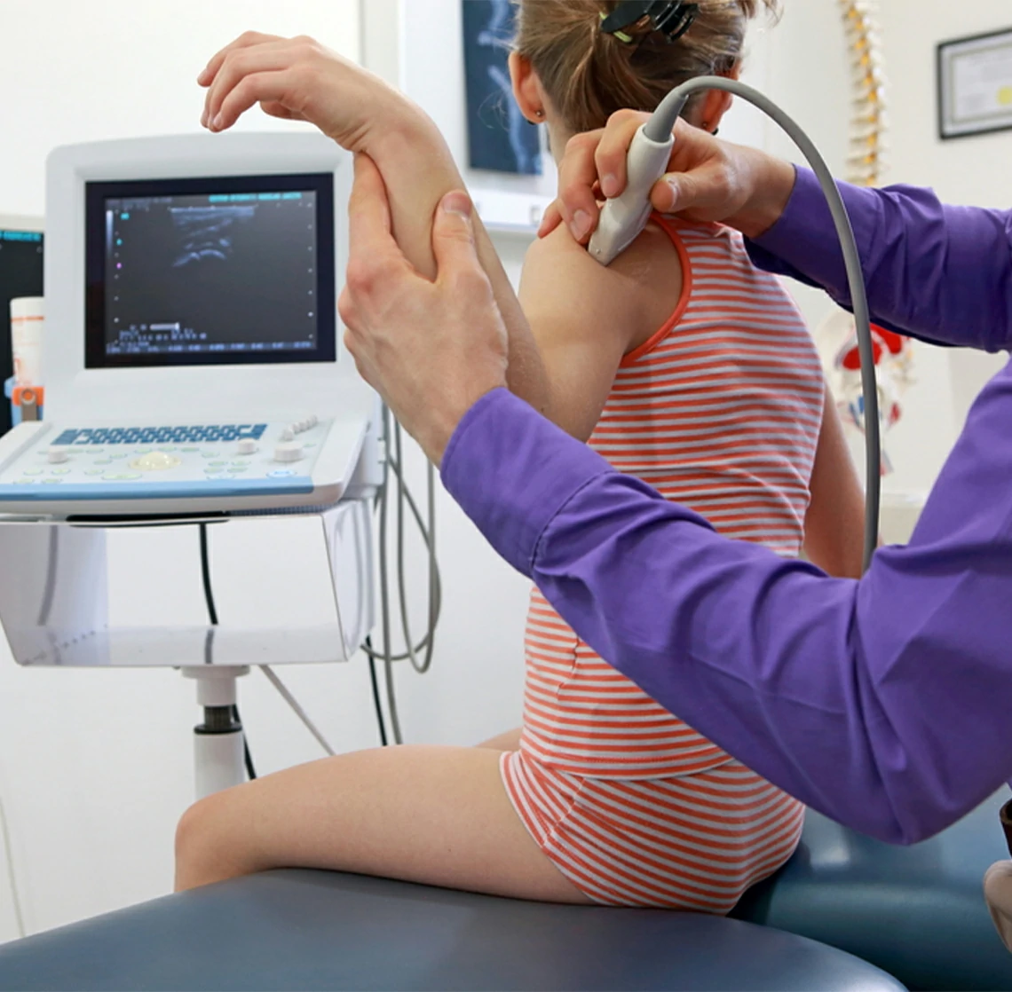 ultrasonido de hombro pediatrico