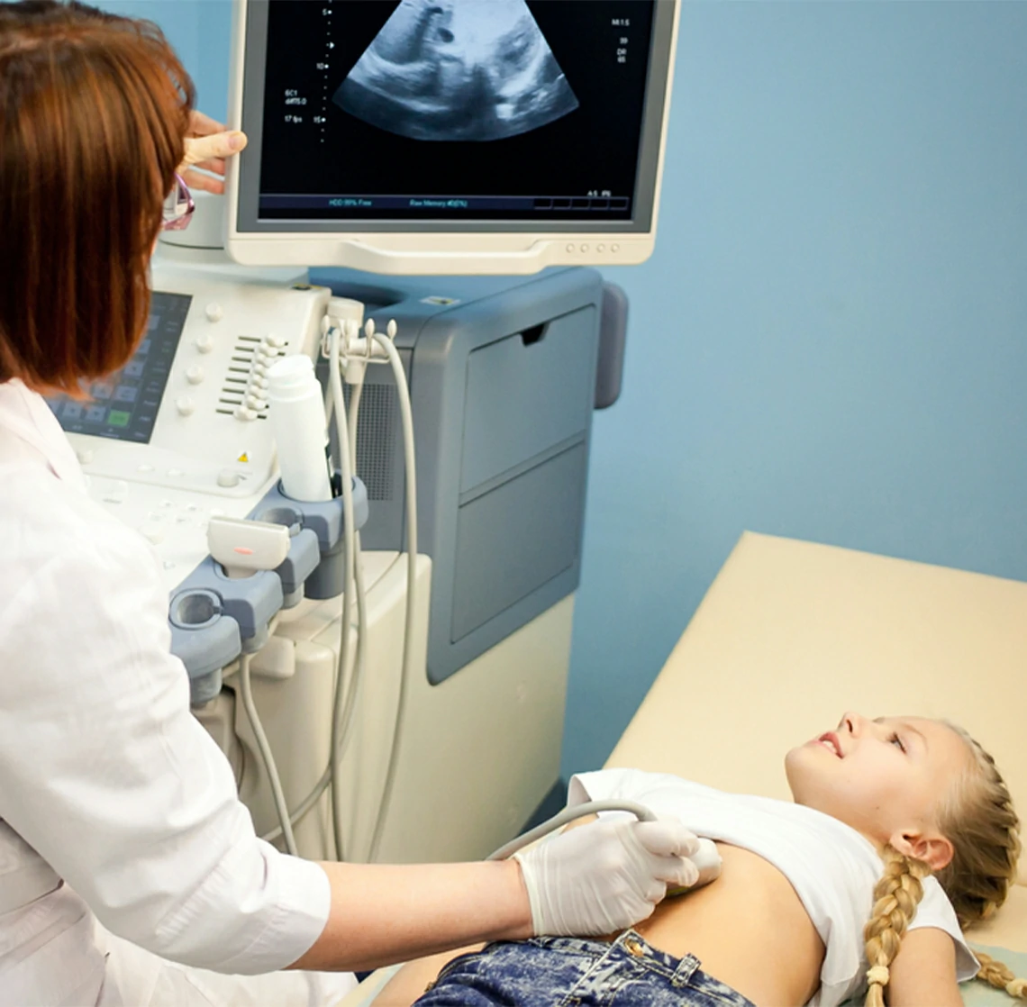 ultrasonido de pared abdominal pediatrico